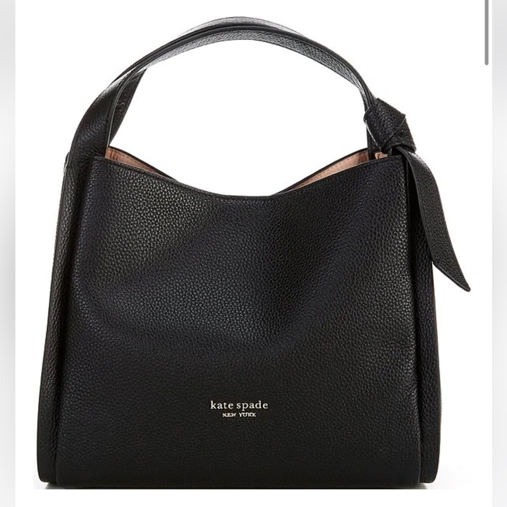 NWT kate spade new york Knott Pebbled Leather Medium Crossbody Bag